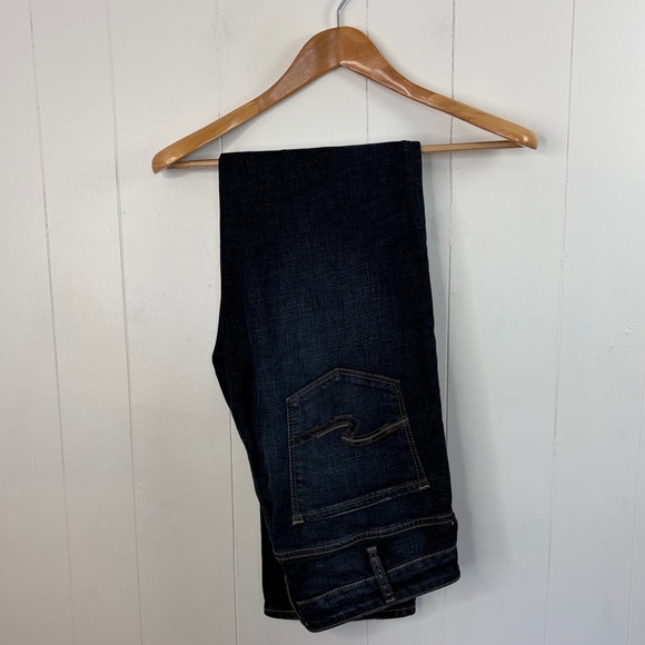 Silver Jeans Allan Slim Fit Straight Leg Luxe Heritage Jean Dark Mens size 34x34 - Picture 3 of 11